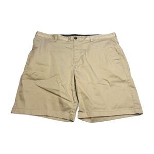 Daniel Hechter Chino Shorts Mens 40 Tan Cotton Stretch High-Rise Classic Outdoor